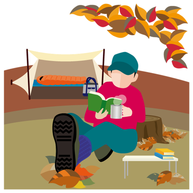 インナーシーツを寝袋にセットしている様子