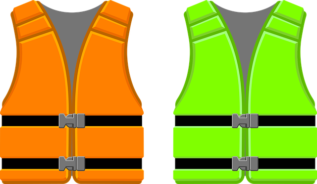 バウンサーの安全性を確認する親と注意喚起のイラスト